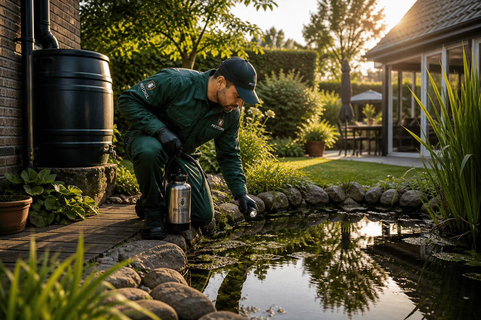 Muggenbestrijding in tuin en woonruimte